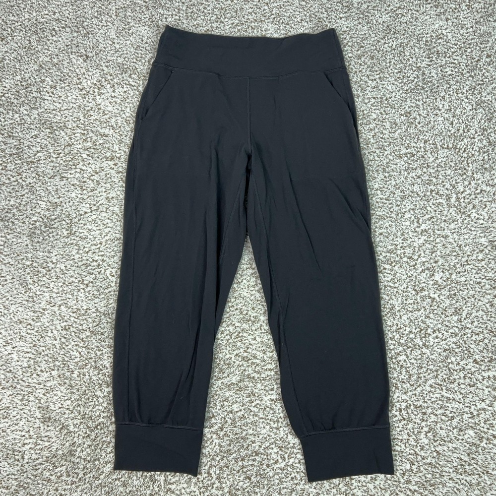 Lululemon Pants Womens 8 Black Align Jogger Relaxed Tapered Pockets Yoga Gym